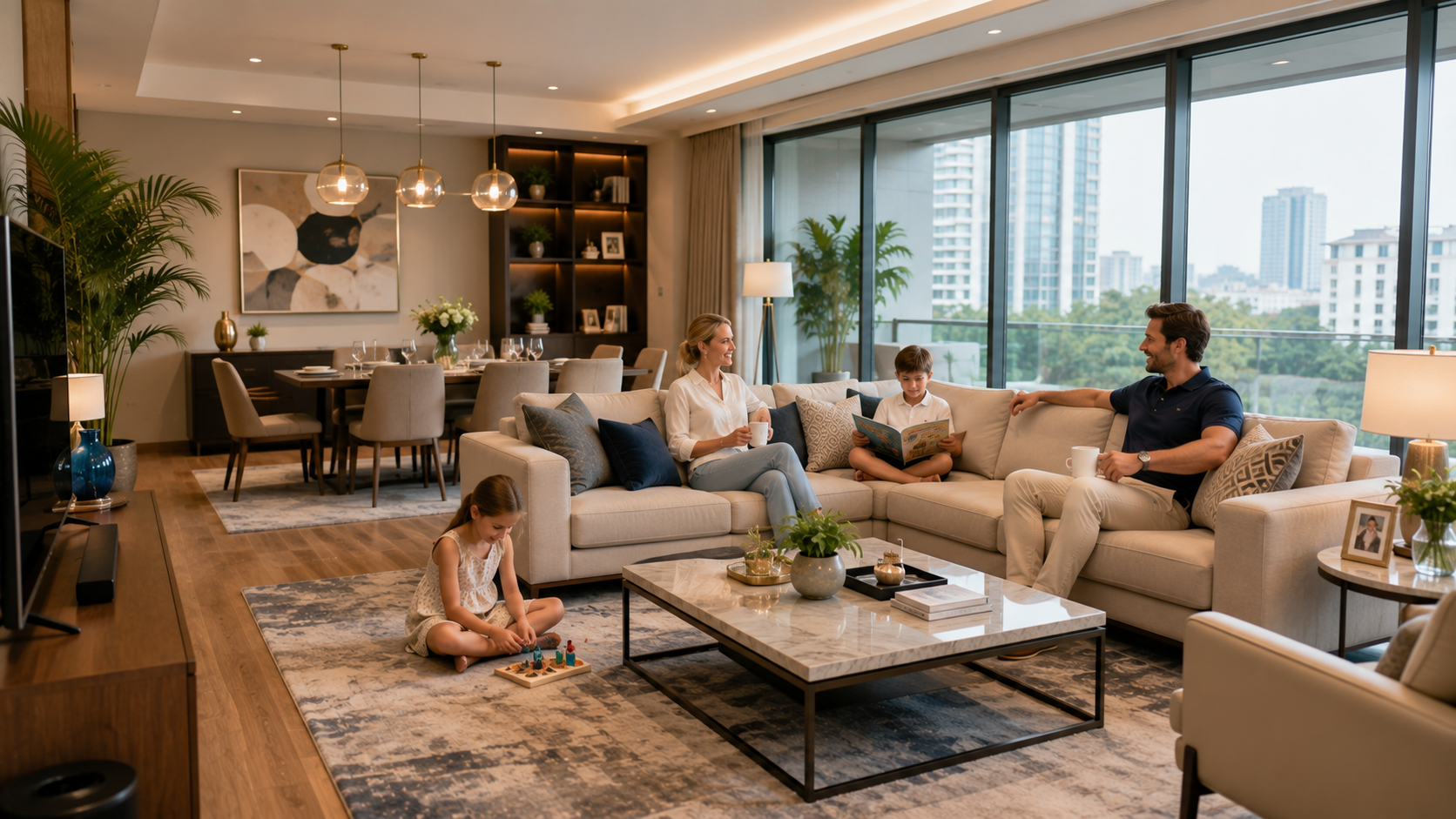 Furniture rental services for expatriates — fully furnished home ready for international assignees